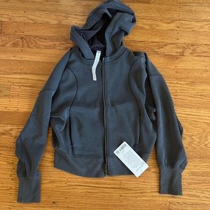 Lululemon softstreme pocketed hoodie graphite grey NWT